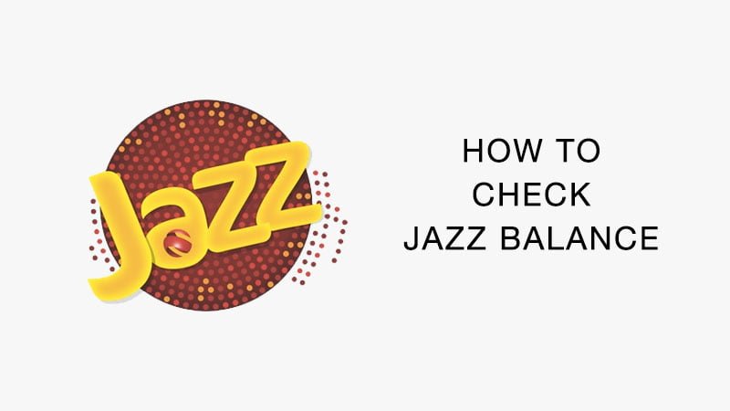 how to check jazz balance